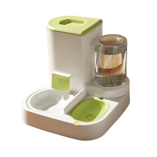 Ceramic bowl non-slip pet 2-in-1 feeder