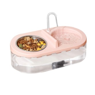 Silent water pump circulation pet two-in-one feeder