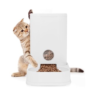 Moisture-proof and anti-clogging gravity pet feeder