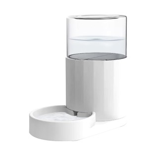 White large capacity gravity induction water feeder with filter