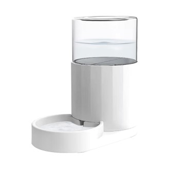 White large capacity gravity induction water feeder with filter