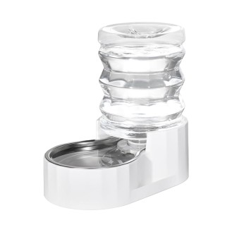 Stainless steel bowl gravity sensor water feeder