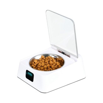 Transparent cover pet intelligent induction feeder