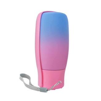 Gradient color design pet portable water bottle