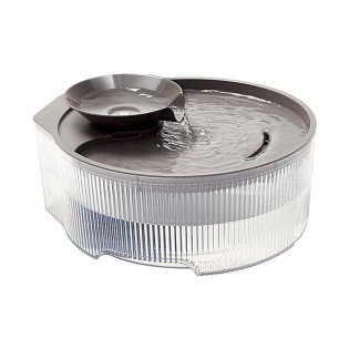Transparent body filtered silent water feeder