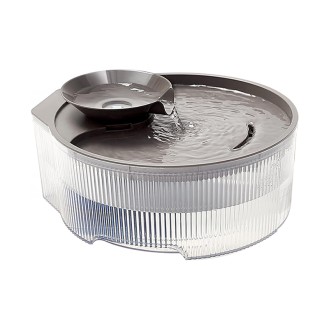 Transparent body filtered silent water feeder