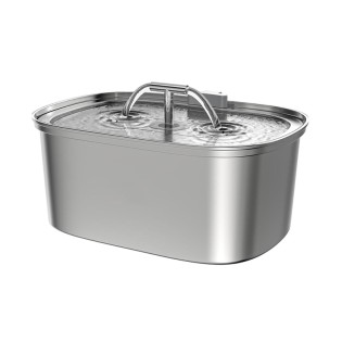 Quadruple filter stainless steel silent water feeder