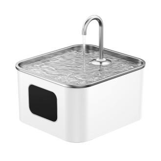 Square 3.5L large capacity silent water feeder