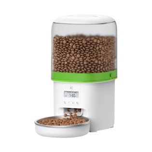 Visual grain bucket quantitative timing pet feeder