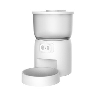 Remote control white timer pet feeder