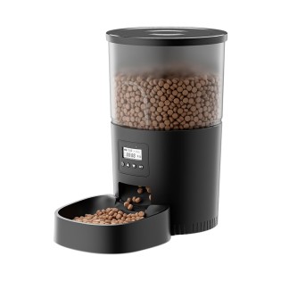Dual power automatic timer pet feeder