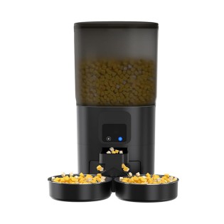 Smart double bowl 7L timer pet feeder