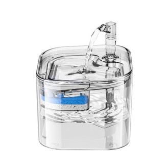 Transparent square water pump water feeder