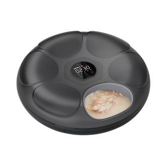 Rechargeable automatic timing pet wet food feeder