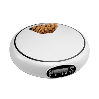 Smart rechargeable pet wet food timer feeder