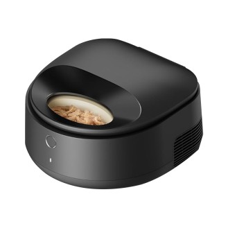 Refrigerated and fresh 3-meal pet wet food timer feeder