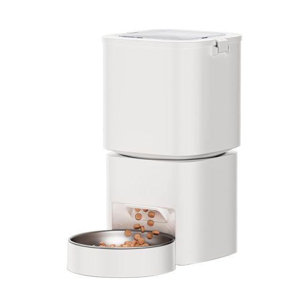 white-5l-quantitative-timing-pet-feeder